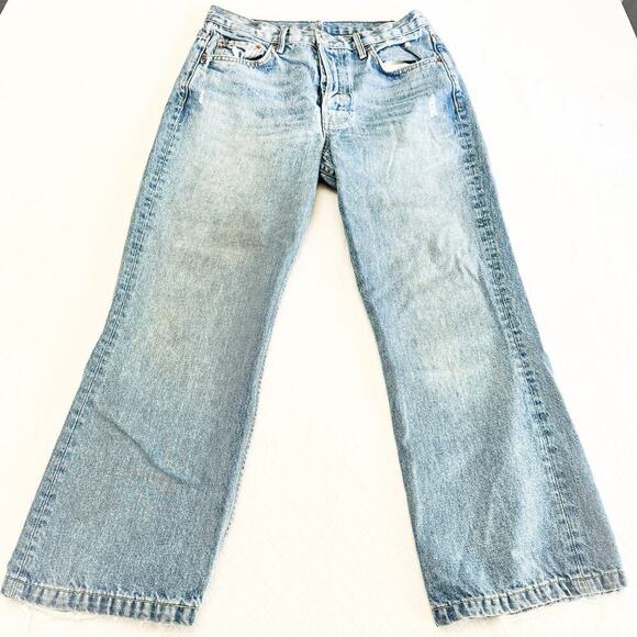 GRLFRND Linda Straight Leg Denim Jeans Light Wash GF4056291 Size 29 - Picture 2 of 11